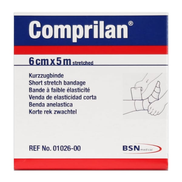 Comprilan 6 cm x 5 metros: Ligadura de suporte de tecido elástico